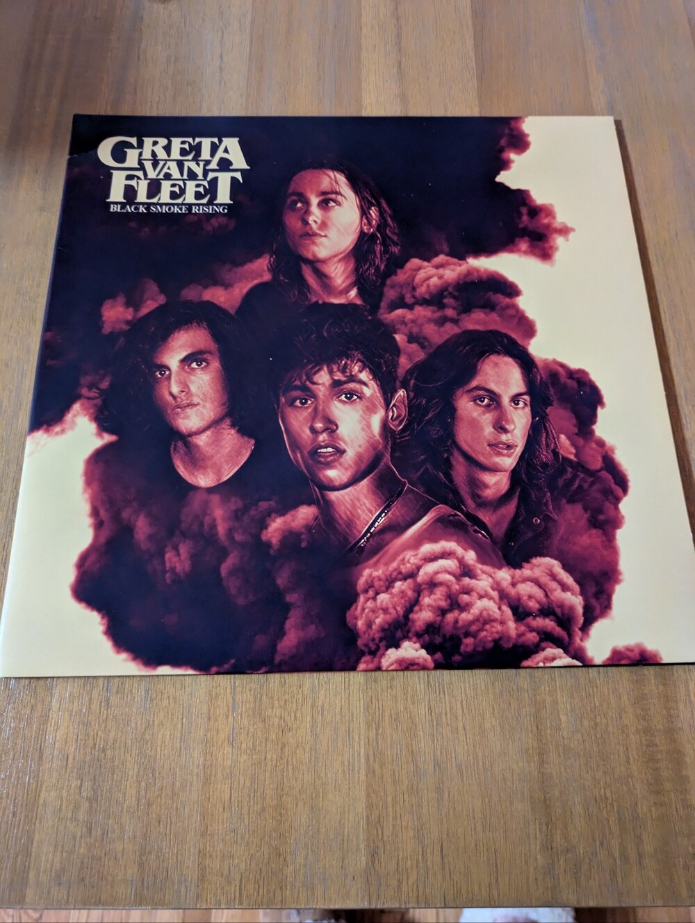 Greta Van Fleet "Black Smoke Rising" Vinyl Album - Burgundy Cloud Artwork